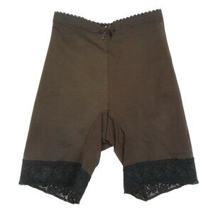 Vintage Exquisite Form Womens Small Lace Trim 5718 Nylon Blend Shapewear Short